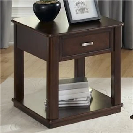 Casual 1 Drawer End Table